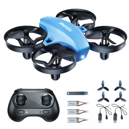 Veeniix V995 Mini Drones for Kids 14+ and Beginners,Indoor RC Quadcopter,Small Helicopter Plane with 3D Flips,360° Rotation,Circle Fly,Auto Hover,Headless Mode and 3 Batteries,Gift for Boys and Girls