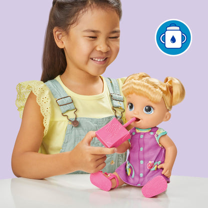 Baby Alive Time for School Baby Doll Set, 12 Inch, Back to School Toys for Girls & Boys, Blonde Hair, Preschool Gifts for Kids, Ages 3+ (Amazon Exclusive)