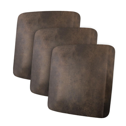ANARACHON Leather Look Couch Cushion Covers Sofa Seat Slipcovers Sets Couches Furniture Protector for Sectional Armchair Loveseat Pets Kids Stretch Spandex Fabric(3 Cushion Sofa, Brown)