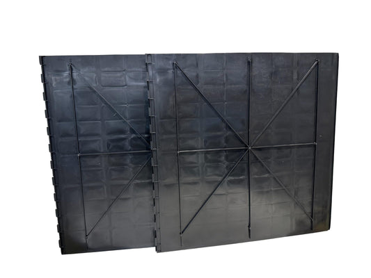 DeepRoot Tree Root Barrier, Tree Circle Weed Barrier, Root Shield for Sidewalks, Driveways, & Patios, 24” Depth, 24" Width, 10 Panels per Pack, 20 Linear Feet Total, Black