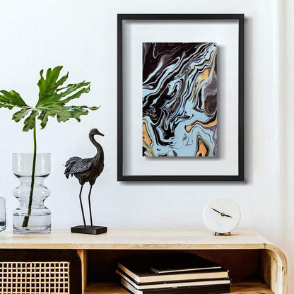 ONE WALL 18x24 Inch Floating Frame, Black Wood Double Glass Float Picture Frame Display 11x14/11x17/12x18/13x19/16x20 Photos Plant or Petal Specimens for Wall Hanging - Mounting Kit Included