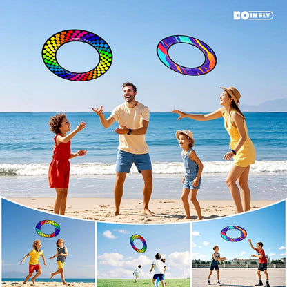 Doinfly【3-Pack Professional Flying Toys - Ultra-Stable & Long Distance Sport Flying Equipment for Outdoor Games, Pool, Beach, Backyard Fun | Adults & Kids Family Toy (Gradient Series)