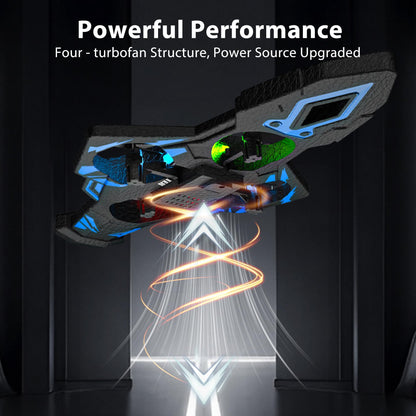 Virellia Flying Sword RC Airplane, Flying Dagger Remote Control Airplane Drone for Kids Adults 8-16, Gesture Control Planes with 360° Flip Fighter Jet Toy, Stunt Roll, Gifts for Kids Boys Girls