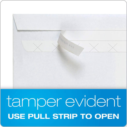Columbian 9 x 12 Security Envelopes, 100/Box, 9 x 12 Inches, Release & Seal Self Seal, SimplySafe Tamper Evident Pull Strip, White (COLO930)