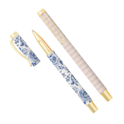 Sweet Water Decor Stylish Metal Pen Set, Premium Refillable Black Ink Ballpoint Pens, Trendy Writing Tools & School Supplies for Work, Study, Journaling, Stationery Gift for Women, Teachers & Realtors