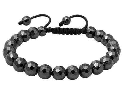 Amazing Gemstone Hematite Bracelet for Women - Chakra Mens Bracelet Protection Crystals and Healing Stones - Blessing Bracelet Spiritual Meditation Gift Christmas Stocking