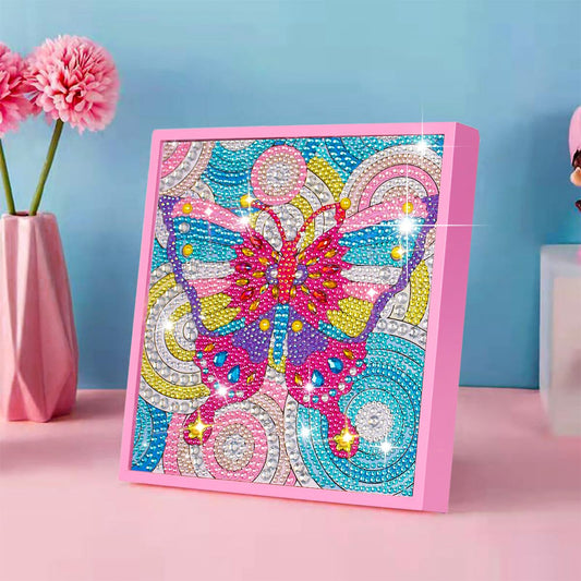 ZUYUSUT Diamond Art Painting Kits for Girls Ages 5-12 Kids Art and Crafts Gem by Number Kits with Wooden Frame for Children Birthday