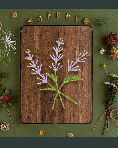 BAZIMA DIY String Art Kit for Beginner, DIY Lavender Craft Kit,Unique Gift,Craft Kit for Holidays