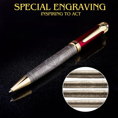 S&R Somit Fancy Pen with Gift Box - Luxury Pen – Best Writing Pen Gift for Men & Women, Valuable Business, Office, Executive Gift for Family & Friends - Fancy Pens – Special Engraving