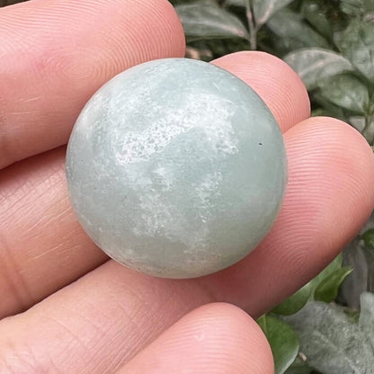 Fekuar 5 Pcs Amazonite Crystal Sphere Ball Set, Polished Healing Energy Mineral Gemstone Balls for Reiki Chakra Decoration Fengshui 20mm
