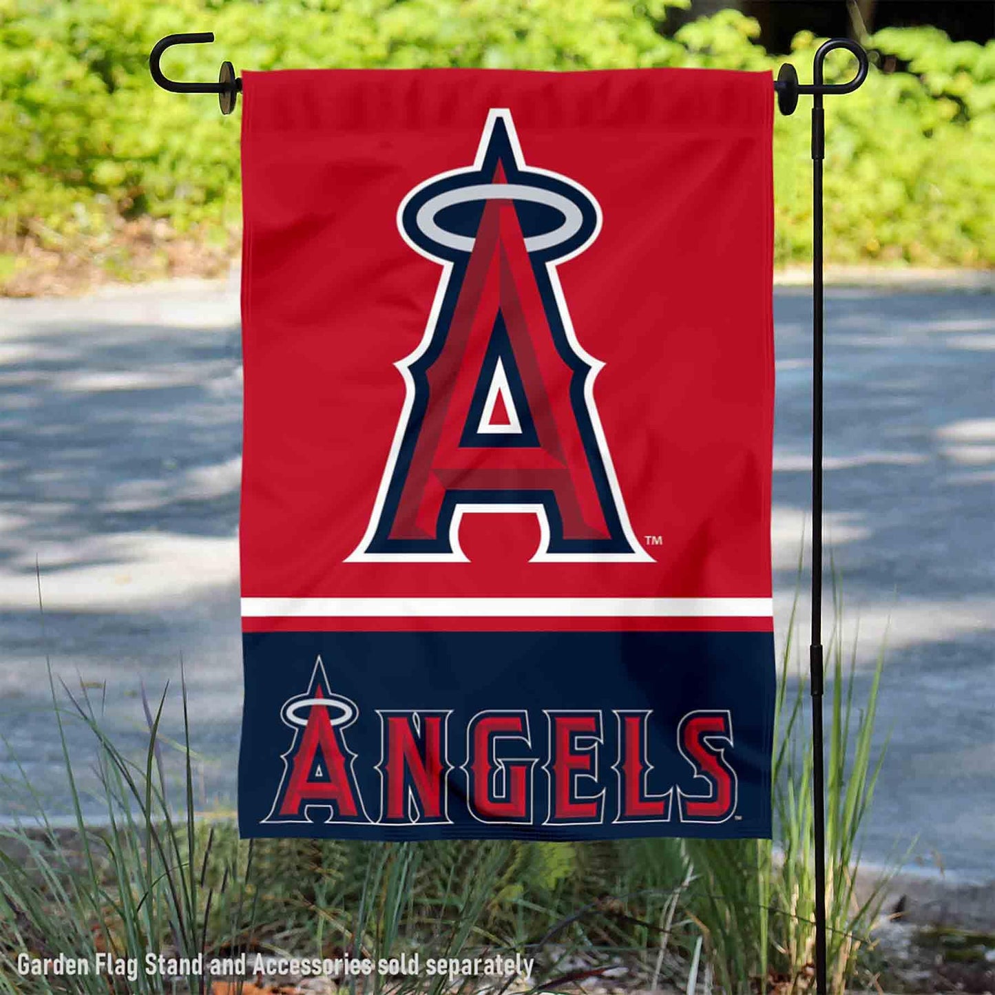 Los Angeles Angels Double Sided Garden Flag