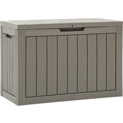 YITAHOME 45 Gallon Deck Box, Outdoor Storage Box for Patio Cushions, Outdoor Tools, Gardening Tools, Sports Equipment, and Throw Pillows, Lockable and Waterproof, Brown