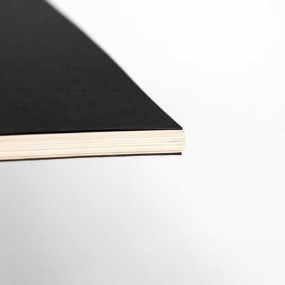 DSTELIN 10 inch x 7.5 inch, 100GSM, Blank Spiral Notebook, 3-Pack, Soft Cover, Sketch book, 120 Pages / 60 Sheets, (Black)