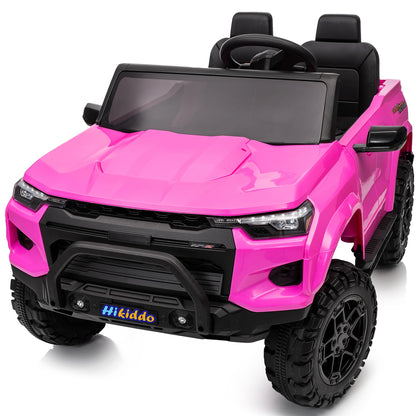 Hikiddo 24V 2 Seater Ride on Toy for Big Kids, Electric SUV Kids Car to Drive with Parent Remote, 2WD/4WD Switchable - Pink