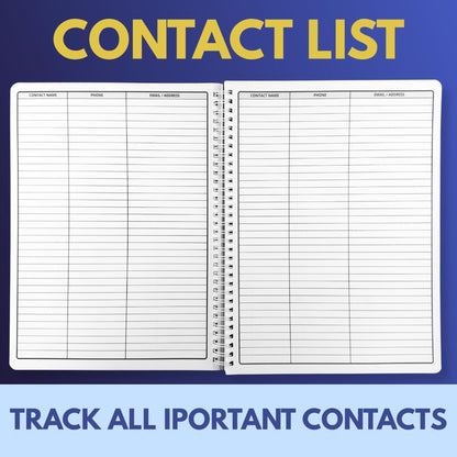 Manager’s 90-Day Planning Journal by Field Equipt – Professional Project Organizer for Work with Daily Activity Logs & Goal Setting – Durable, Spill-Proof Cover for Office & Field Management