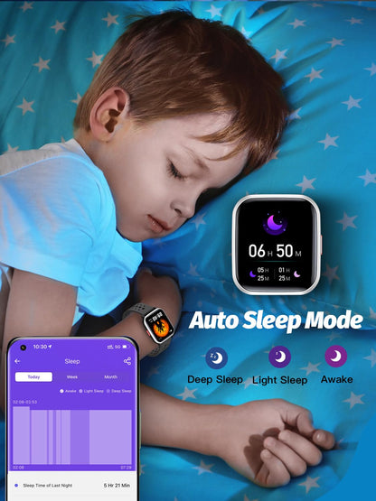 Butele Kids Smart Watch Girls Boys, SmartWatch for Kids Smart Watch Gifts for 4-16 Years Old with Sleep Mode 19 Sports Mode Pedometer Birthday Gift for Boys Girls