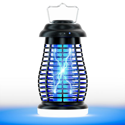 Bug Zapper Outdoor & Indoor,Cordless Portable Mosquito Zapper with Rechargeable 4800mAh Battery & Auto On/Off,Mosquito Repellent Outdoor Patio,Electric Fly Trap for Camping,Kitchen,Backyard,Patio