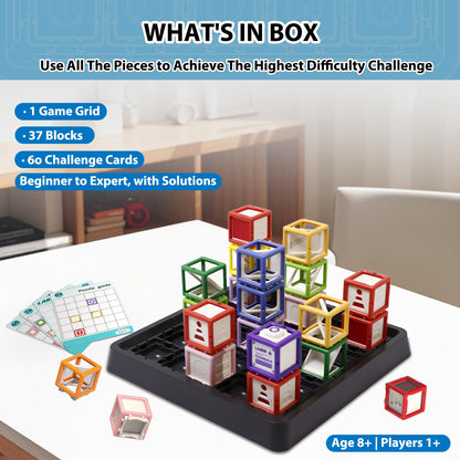Innovakids Laser Maze - STEM Logic Toys for Ages 8-13, 60+ Challenges Puzzle Games, Great 8-13 Years Old Children Gift to Develop Spatial Imagination Problem-Solving Concentration, Team/Solo Play
