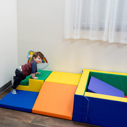 Children's Factory Adventure Center, Primary, CF805-305, Toddler Climber, Baby Play Yard, Kids Indoor Play Equipment for Nursery, Preschool or Daycare