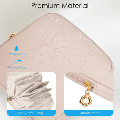 SITHON Small Travel Jewelry Case with Ring Holder, Mini Velvet Jewelry Pouch Bags, Compact Storage Organizer for Bracelet Necklaces Earrings Travel Essentials, Mother’s Day Gifts (Apricot Pink)