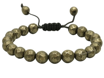 Amazing Gemstone Pyrite Bracelet for Women - Chakra Mens Bracelet Protection Crystals and Healing Stones - Blessing Bracelet Spiritual Meditation Gift Christmas Stocking
