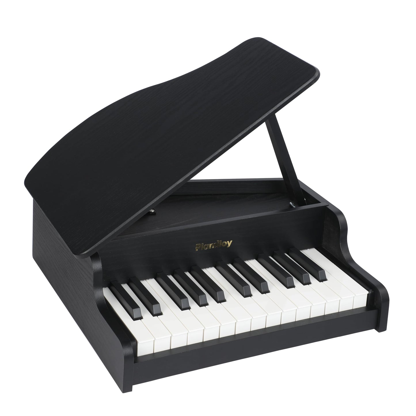 PLAMILOY Kids Piano, Toddler 25-Keys (Grand) Wooden Digital Keyboard Piano, First Instrument Toy for Baby Beginner 3 Ages+, Surprise Educational Early Learning Birthday Gift for Boys Girls