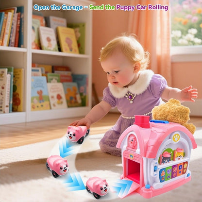 OKREVIEW Toys for 1+ Year Old Girls – 9-in-1 Montessori Musical Toddler Activity House with Lights, Sounds, Bilingual Learning, Ideal 1st Birthday Xmas Gifts for Girls Ages 1 2 3