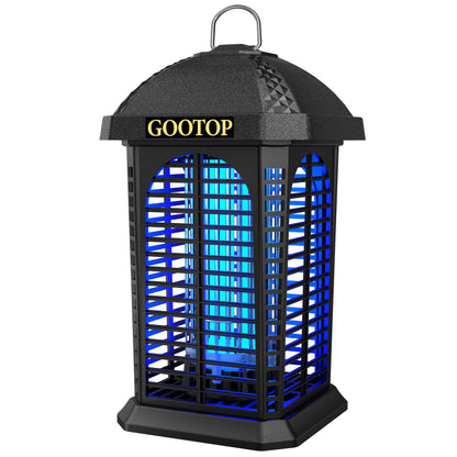 Bug Zapper Outdoor, 4200V Electric Mosquito Zapper, Bug Zapper Outdoor, Fly Traps, Fly Zapper, Mosquito Killer Indoor 3 Prong Plug, 90-130V, ABS Plastic Outer