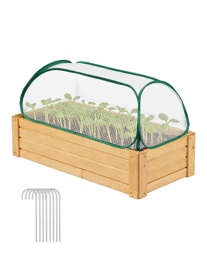 JivaJot Garden Covers for Raised Beds, Plant Greenhouse Cover for Raised Garden Bed, Freeze Protection Humidity Domes for Gardening Germination and Seedling Propagation, Pest Protection