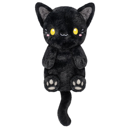 Black Cat Microwavable 1.5 lbs Unscented Heating Pad for Women and Kids- Cute Soft Cozy Pillow Plush Heatable Warm Stuffed Animals - Kawaii Hot and Cold Plushie - Black Cat Gifts for Girls and Women