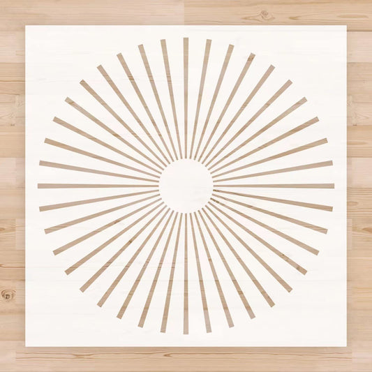 2pcs 12x12 Inch Reusable Tile Stencils Template for Painting Wall Tile Floor Cement Patio Furniture DIY Home Décor