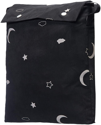Amazon Basics Portable Blackout Curtain Shade with Suction Cups, 50" W x 78" L, 1-Pack, Moon and Stars