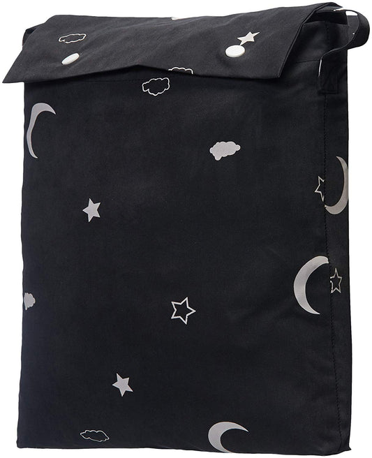 Amazon Basics Portable Blackout Curtain Shade with Suction Cups, 50" W x 78" L, 1-Pack, Moon and Stars