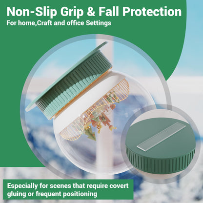 dosun Double Sided Tape Heavy Duty(4 Rolls, Total 40 FT), Sided Nano Tape, Strong Double Sided Tape for Walls, Used for Carpet, Poster, Picture Hanging, Outdoor Multifunctional Mounting Tape