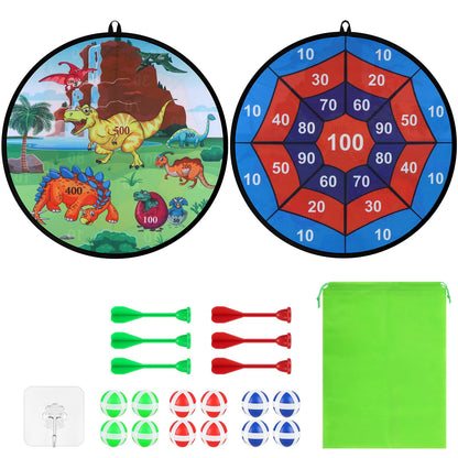 Accmor 29" Large Dart Board for Kids, Kids Dart Board with Sticky Balls, Backyard Indoor Outdoor Games Birthday Gifts for 3 4 5 6 7 8 9 10 11 12 Year Old Boys Girls