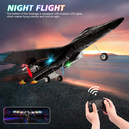 Fremego SU27 RC Plane, 2.4GHZ RC Airplane Ready to Fly Remote Control Airplane W/ 2 Batteries & 6-axis Gyro Stabilizer, 2CH RTF Hobby RC Glider for Beginners Kids Boys Girls Adults