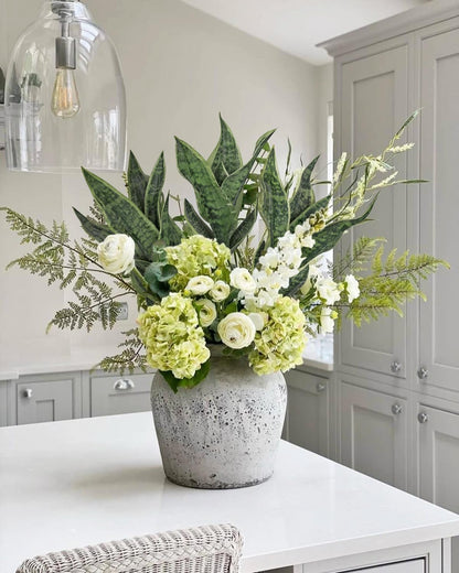 Unpotted Artificial Snake Plant Faux Sansevieria Leaf Single Stem Fake Agave Greenery Realistic Plastic Plant for Home Office Garden Indoor Outdoor Decor
