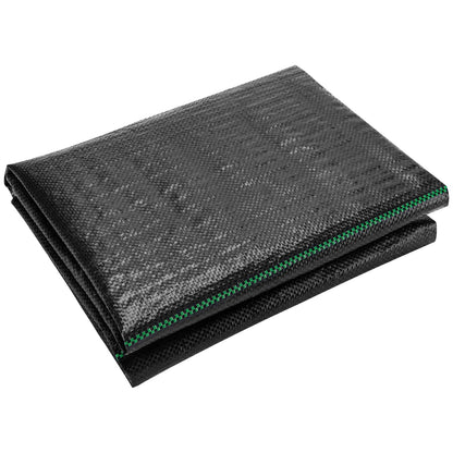 GRASSCLUB 5 x 30 Feet Weed Barrier Fabric Garden Landscape Weed Blocker Woven Fabric Heavy Duty Ground Cover Mat
