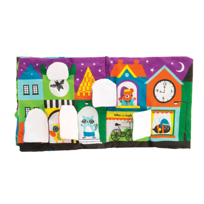 Melissa & Doug Soft Activity Baby Book - The Wonderful World of Peekaboo! Lift The Flap Busy Book for Toddlers, Sensory Toys for Babies and Toddlers