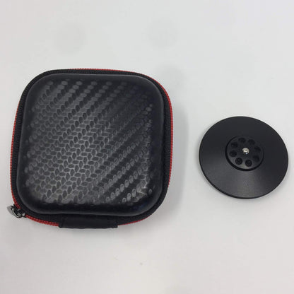FXCOOLCT Mini Size UFO Flying Saucer Fidget Spinner Figit Hand Best Stress Reducer Relieves Black Color Model NO. C011Silver Color Model NO. C011