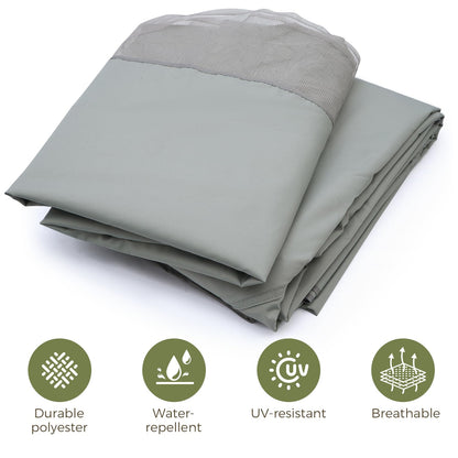 Replacement Canopy Top for Target Madaga Gazebo Model L-GZ136PST (Gray)
