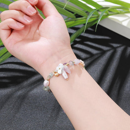 LWQQWL Baroque Pearl Bracelet for Women Natural Pearl Bracelet Healing Stone Bracelets Pearl Jewelry Gift