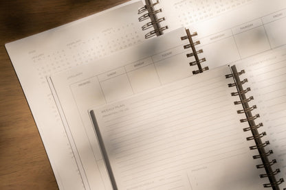 Anecdote Spiral Planner w/2026-2027 Calendar (8.5" x 10") | Start Anytime - 52 Weeks, Undated Planner Pages | To-Do List Organizer, Plan Your Success, Achieve Productivity Goals (Evergreen)