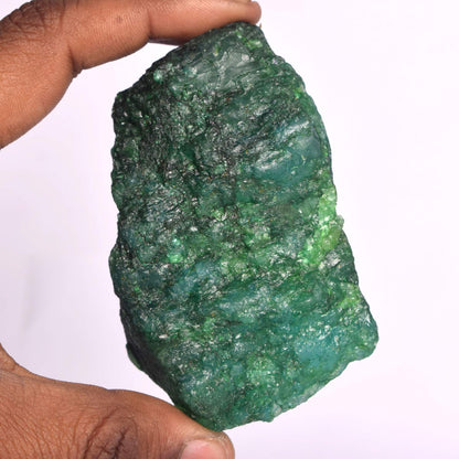 GEMHUB Natural Green Emerald Gemstones for Jewelry Making 974.00 Ct. Certified Crystals and Healing Stones l Rock Rough Emerald Stone