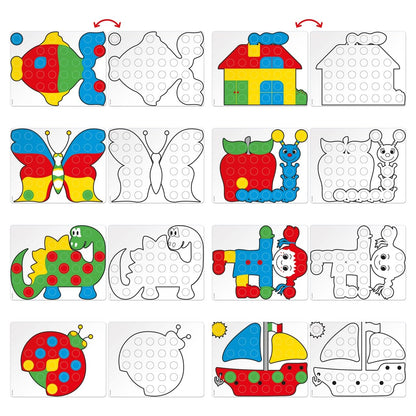 Quercetti Fantacolor Junior Mosaic Pegboard Set