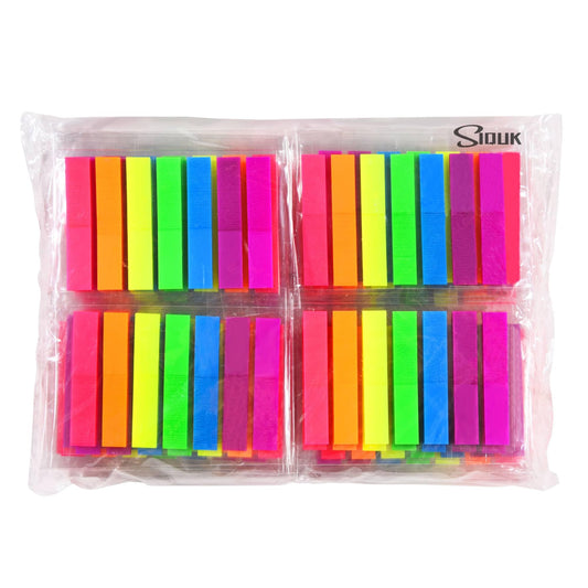 SIQUK 4200 Pieces Flag Tabs Colored Page Markers Sticky Index Tabs Page Flags, 30 Sets 7 Colors