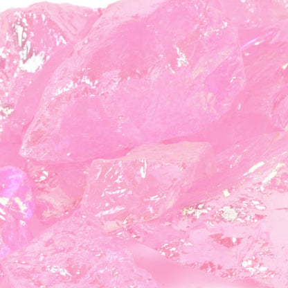 Justinstones 1/2LB Large Raw Pink Aura Quartz Natural Crystal Healing Stones Rock Collection