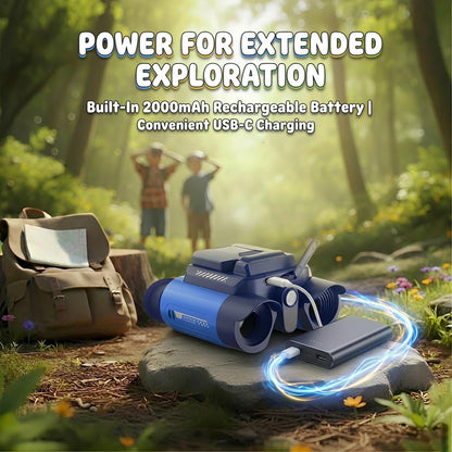 OAEBLLE Nature Exploration Toys, 2.4" IPS Screen Digital Wildlife Camera with Night Vision & 10X Zoom, Kids Outdoor Play Equipment for Children Ages 4-8 8-12, Bird Watching Camping Gifts for Boy Girls
