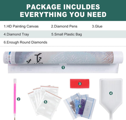 Zythron 3PCS Diamond Art Kits for Adults,Highland Cow Diamond Art Cow Rustic Farmhouse Diamond Painting DIY 5D Full Drill Gem Art Painting Kit for Home Wall Decor Gifts 12x12 in