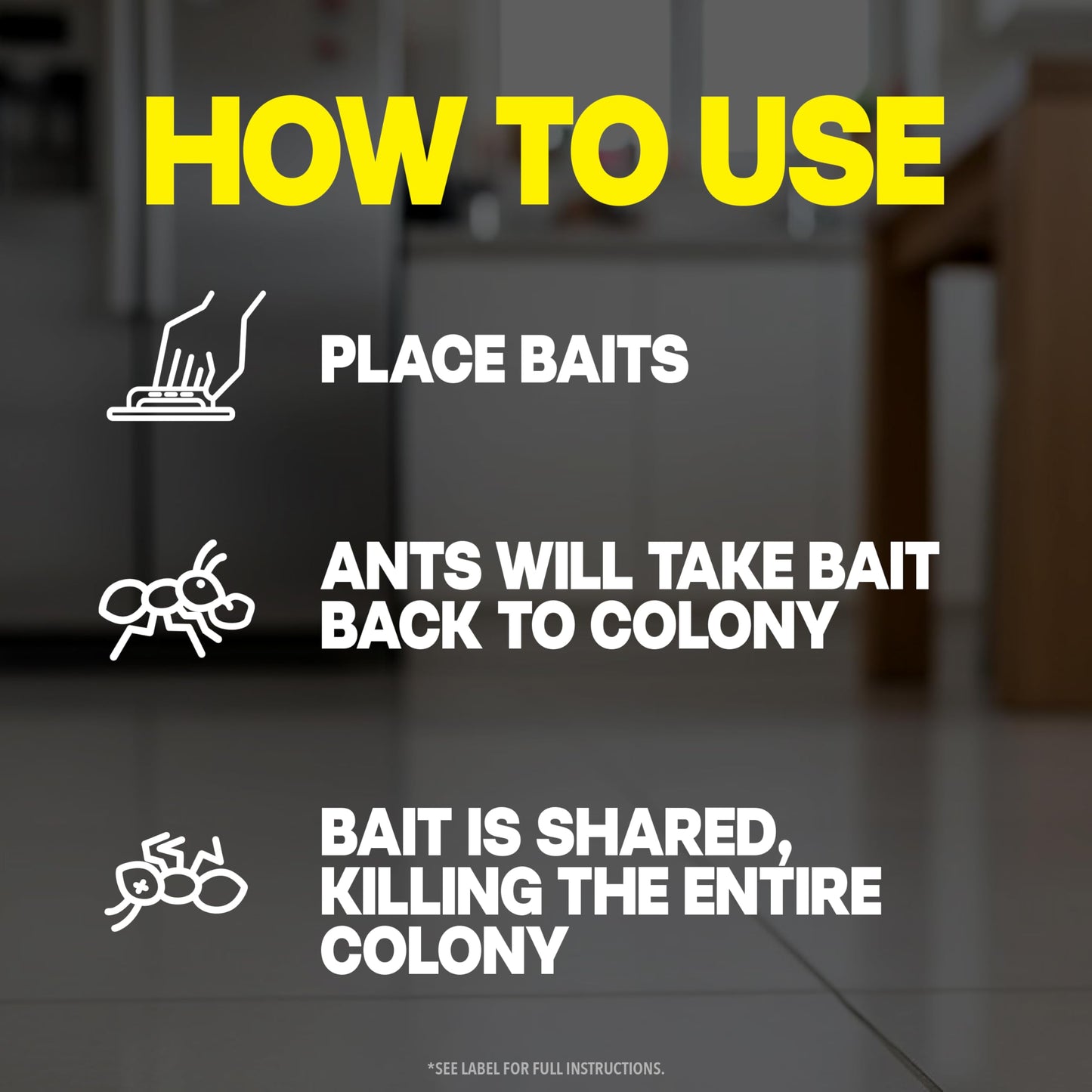 Raid MAX Liquid Ant Bait - Ant Traps Indoor and Outdoor Use – Insect Repellent & Pest Control That Kills Ants Where They Breed - 8 Count